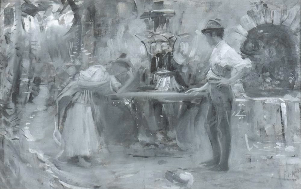 Francesco Paolo Michetti - 145, Ragazzi ad unafontana, 1891